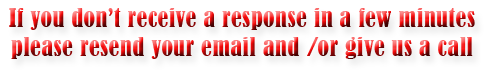 resend your email or give us a call